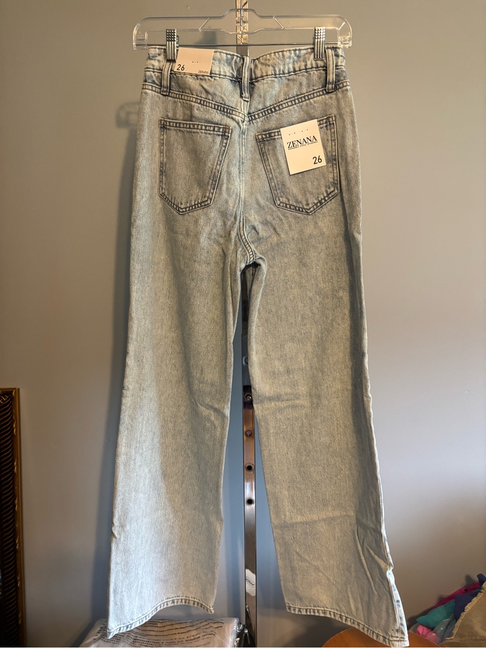 Zenana‎ light wash denim flare jeans in multiple sizes NWT! - Picture 2 of 6